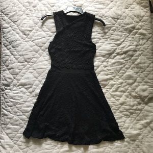 Black garage dress